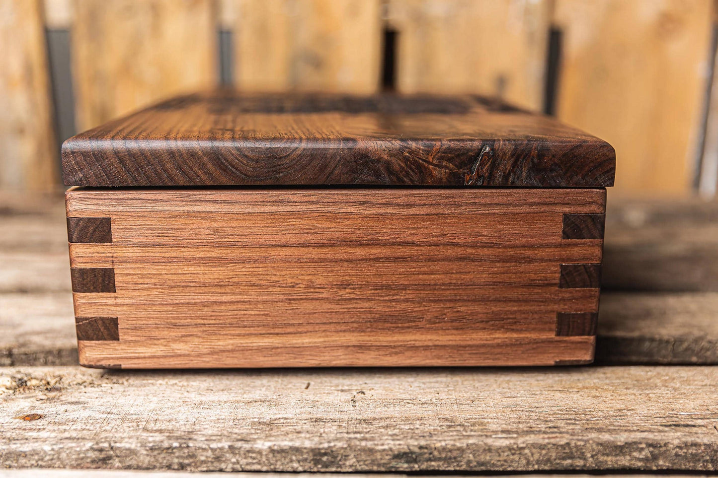 Family Crest Keepsake Box, Unique 5th Anniversary Gift for Him, Custom Handmade Gift