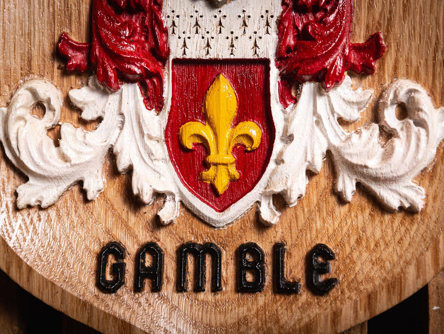 Oak Family Crest Plaque | Coat of Arms | Heraldry | Custom Wedding Gift | Family Tree | Gifts for Dad | Unique Handmade Gift