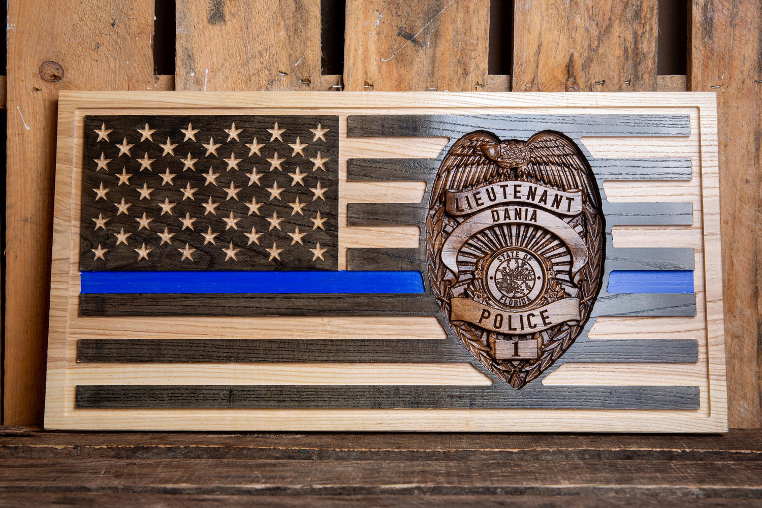 Flat Wood Flags