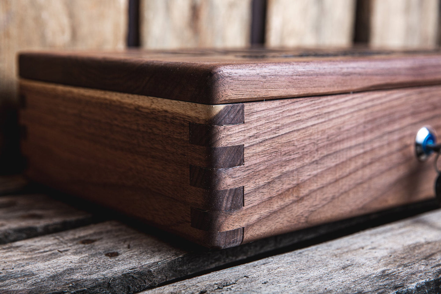 Custom Handmade Keepsake Box | Storage Box | Locking Chest | Gifts for Him | Personalized Handmade Gift