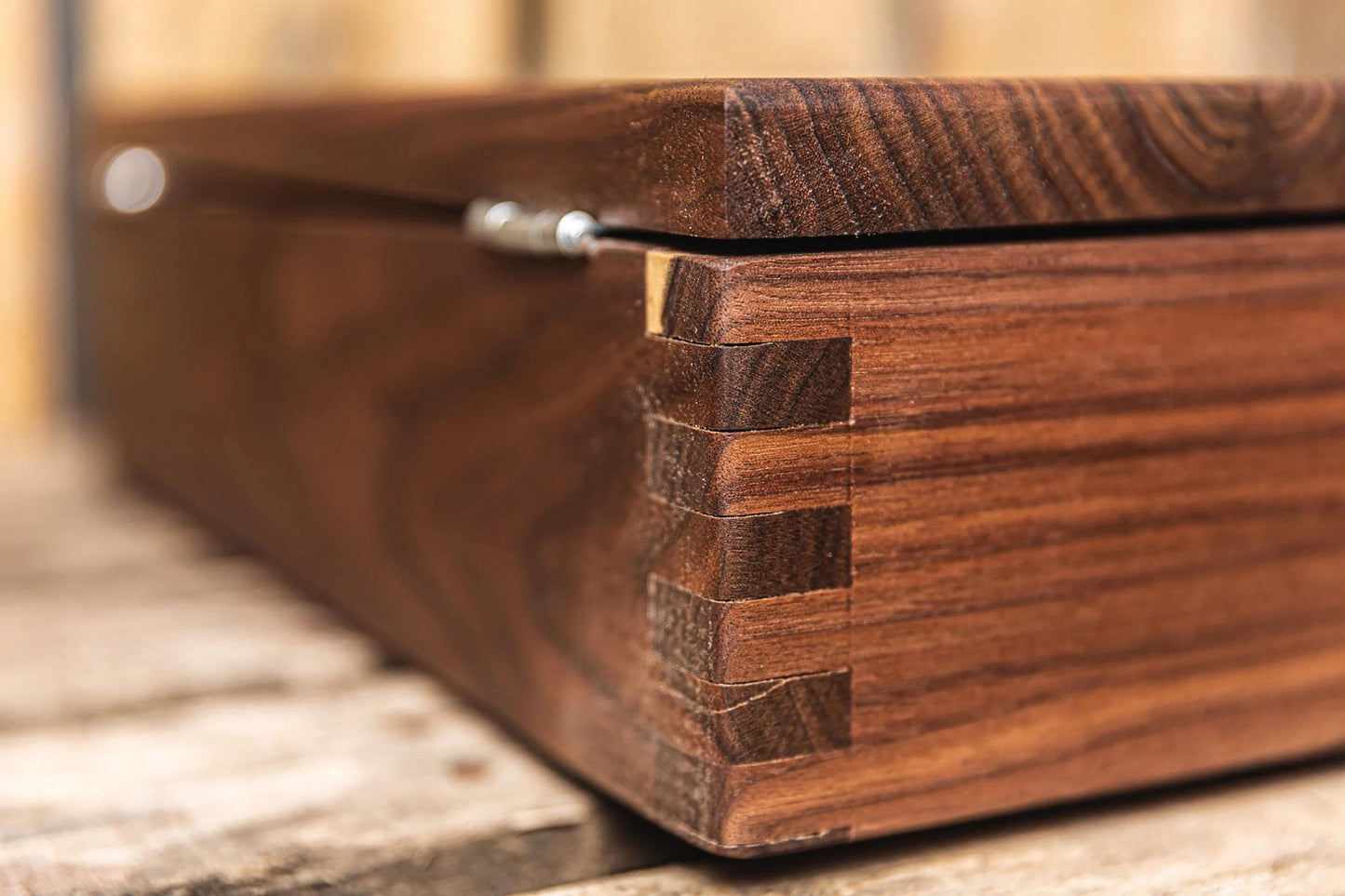 Family Crest Keepsake Box, Unique 5th Anniversary Gift for Him, Custom Handmade Gift