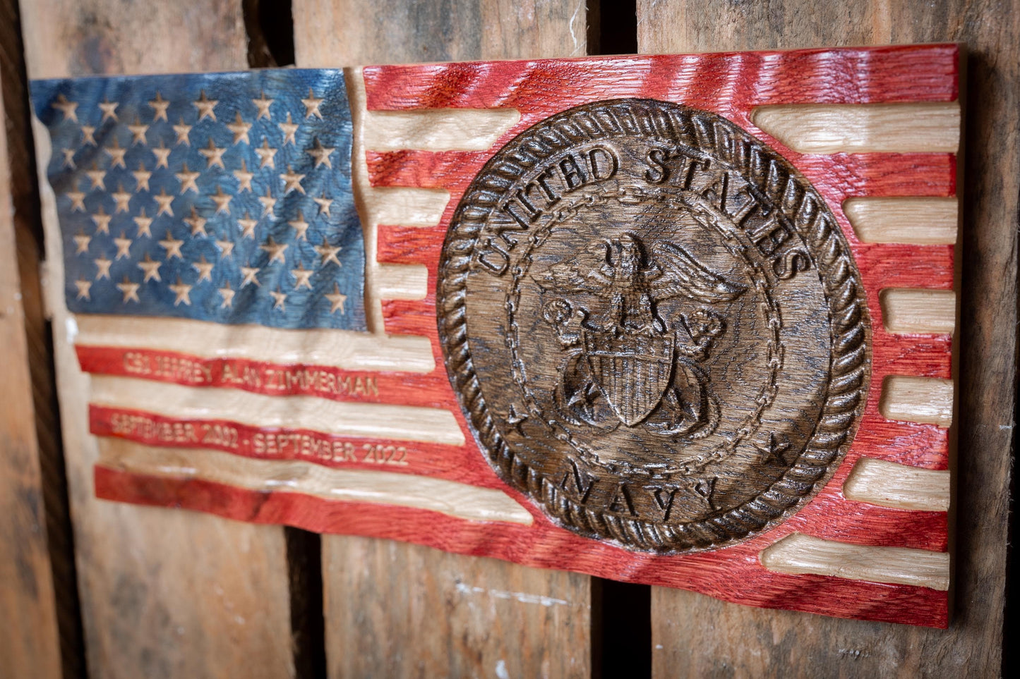 Personalized Navy Retirement Gift, Boot Camp Graduation, Unique Handmade Gift