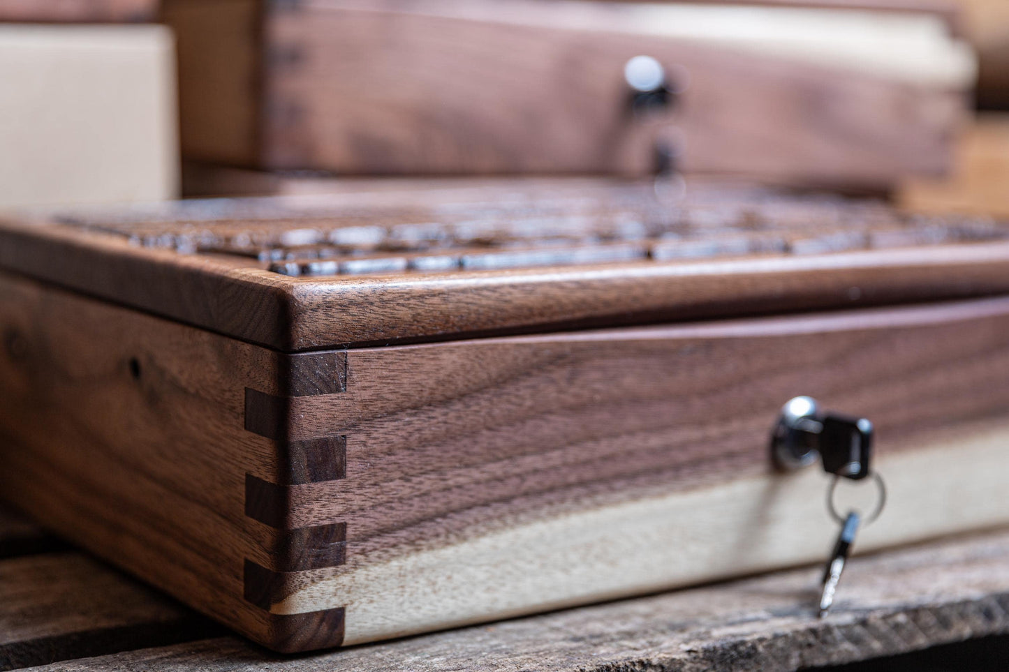 Custom Handmade Walnut Gun Case