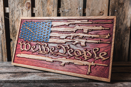 Wood American Flag Concealment Furniture, Hidden Gun Storage, Secret Compartment, Gun Cabinet, Pistol Case, Unique Handmade Gift