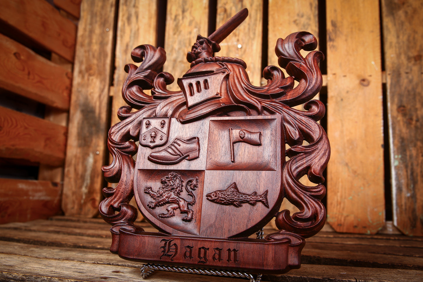 The Ancestral Legend Crest – Fully Custom Coat of Arms From Your Image