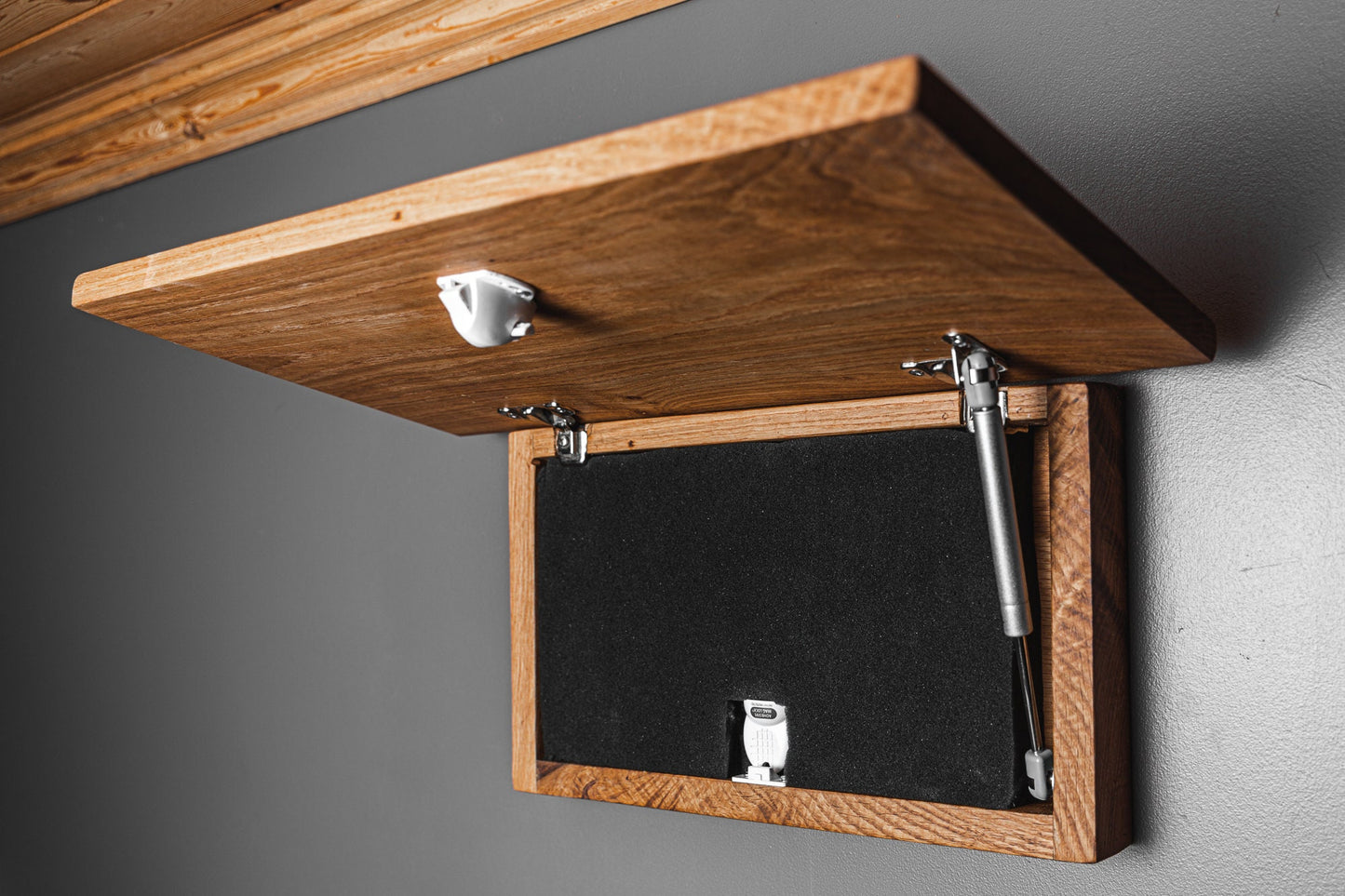 Wood American Flag Concealment Furniture, Hidden Gun Storage, Secret Compartment, Gun Cabinet, Pistol Case, Unique Handmade Gift