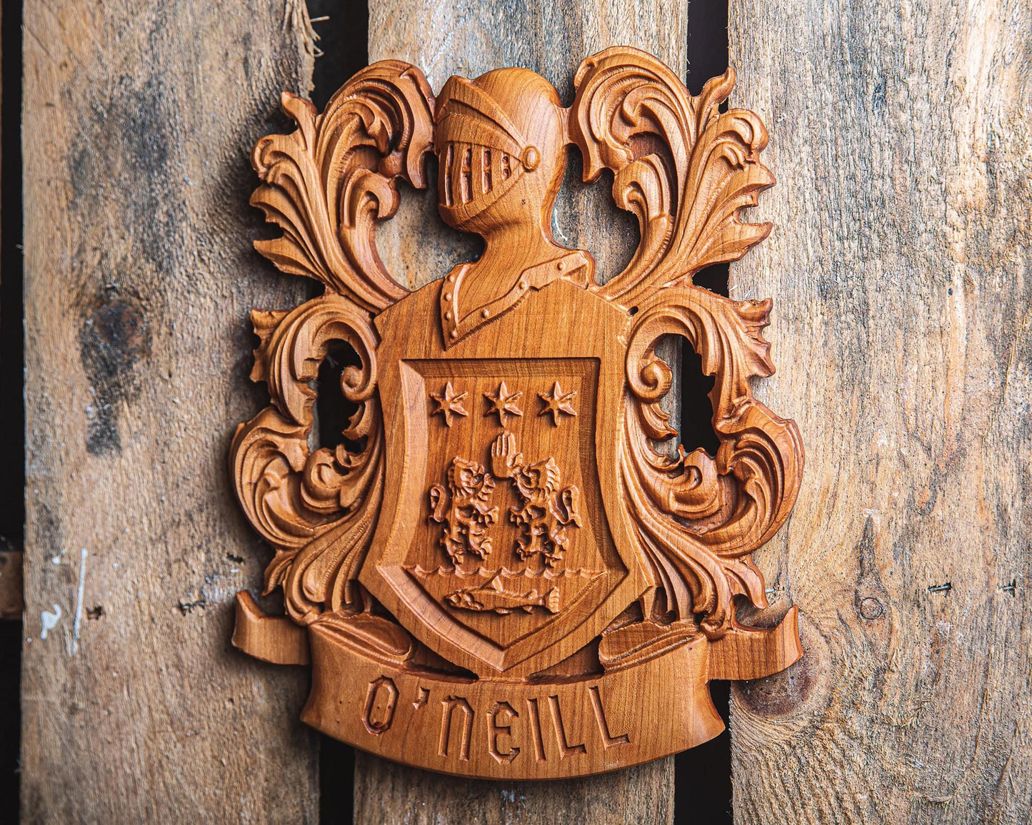 Custom Family Crest | Personalized Coat of Arms | Groomsmen Gift | Custom Wedding Gift | Heraldry | Handmade Gift