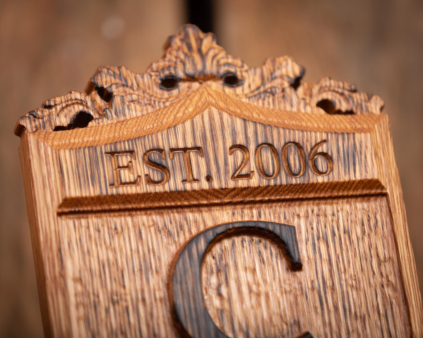 Personalized Wood Sign | Established Date Sign | Wedding Crest | Monogram | Unique Handmade Gift