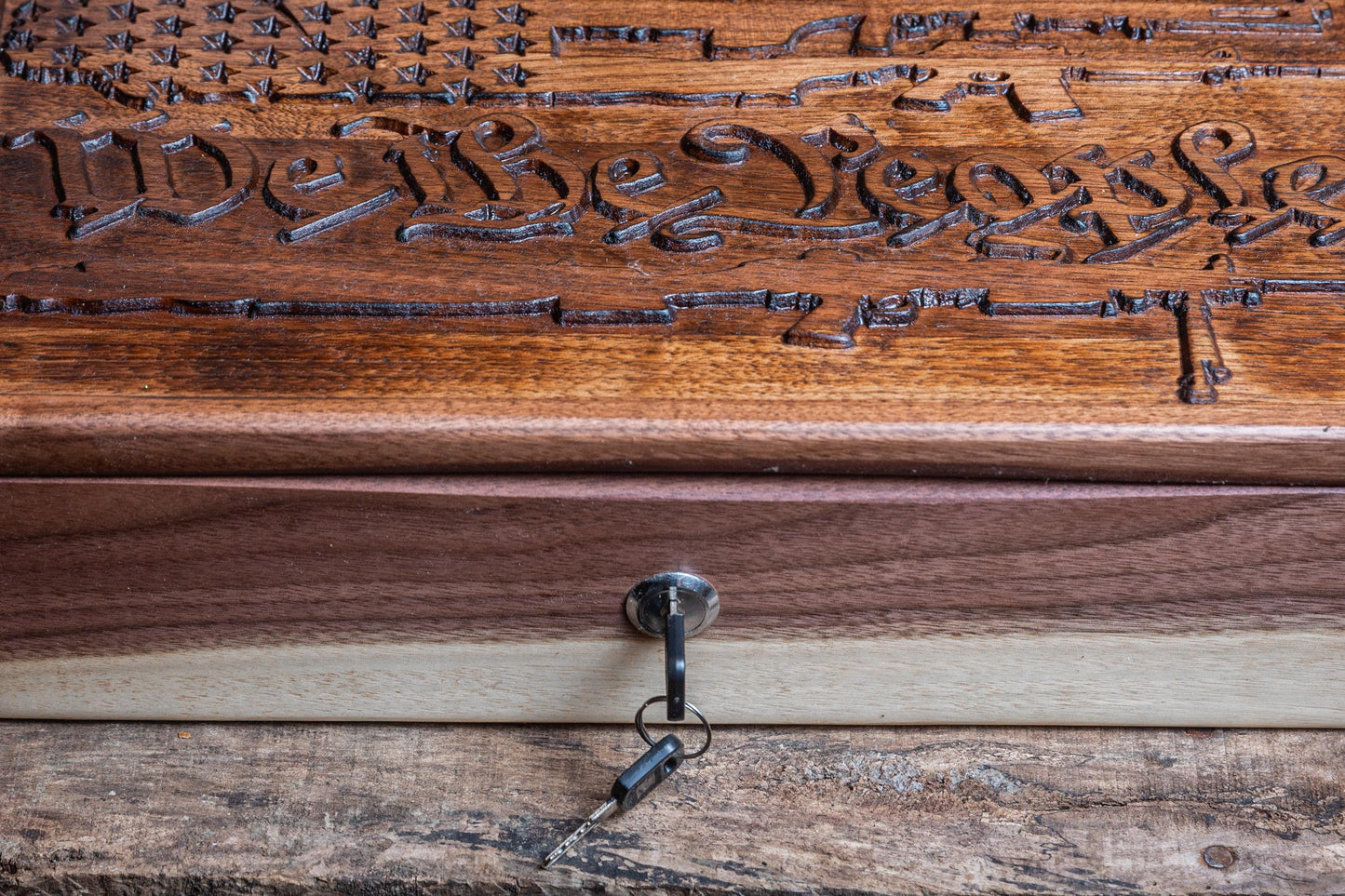 Custom Handmade Walnut Gun Case