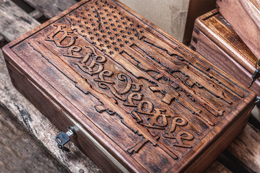 Custom Handmade Walnut Gun Case