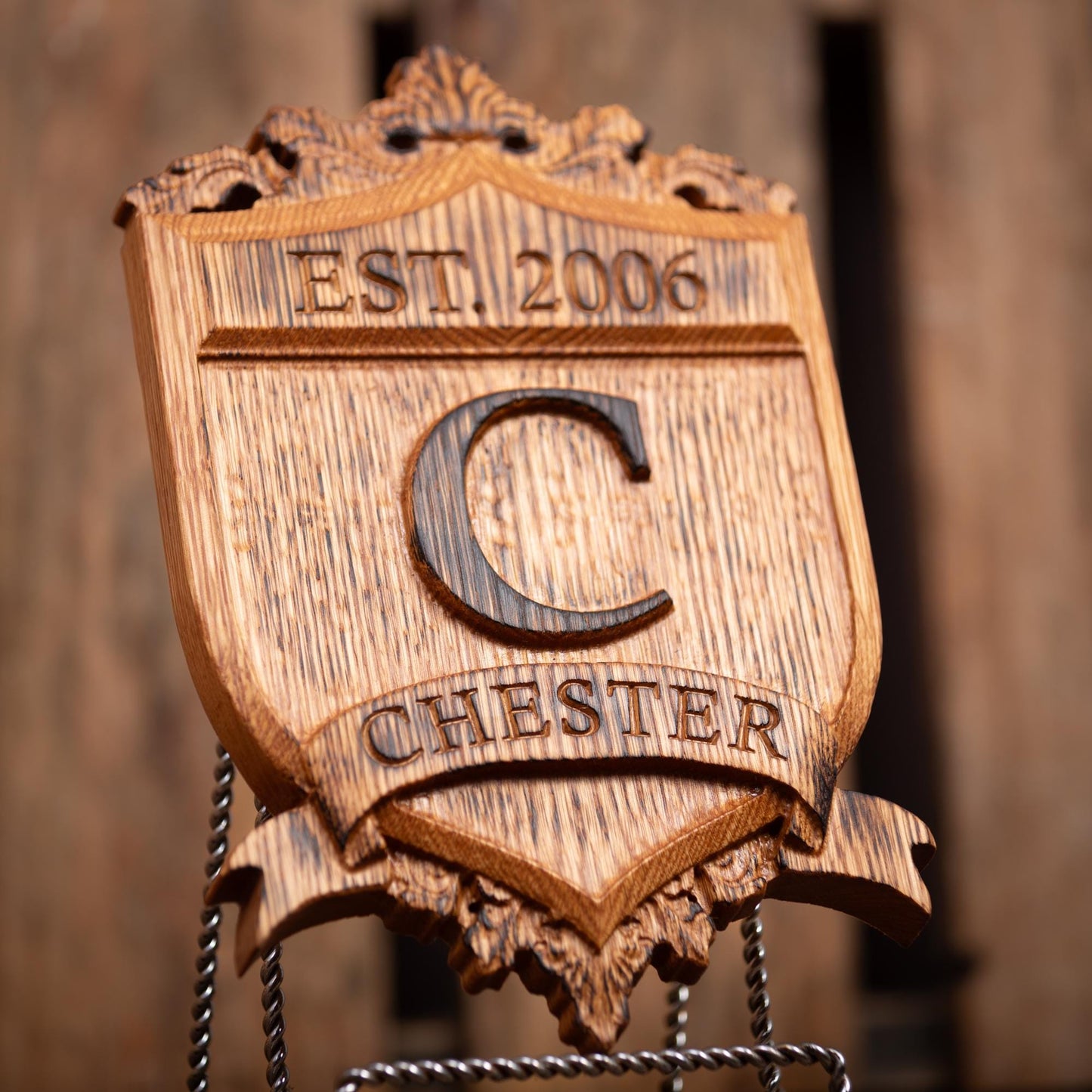 Personalized Wood Sign | Established Date Sign | Wedding Crest | Monogram | Unique Handmade Gift