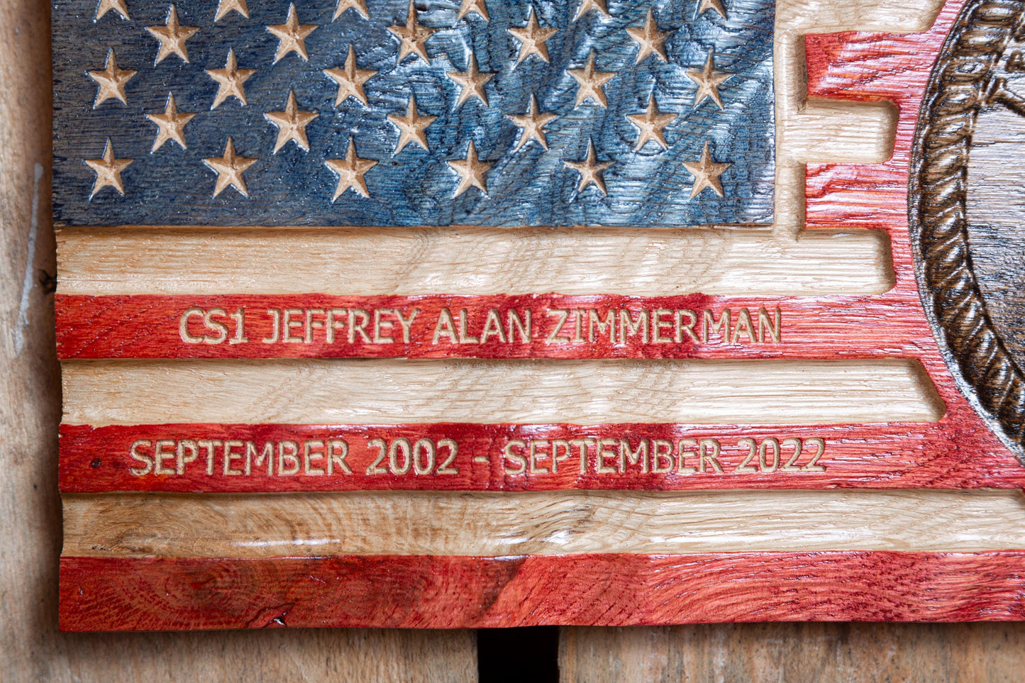 Personalized Navy Retirement Gift, Boot Camp Graduation, Unique Handmade Gift