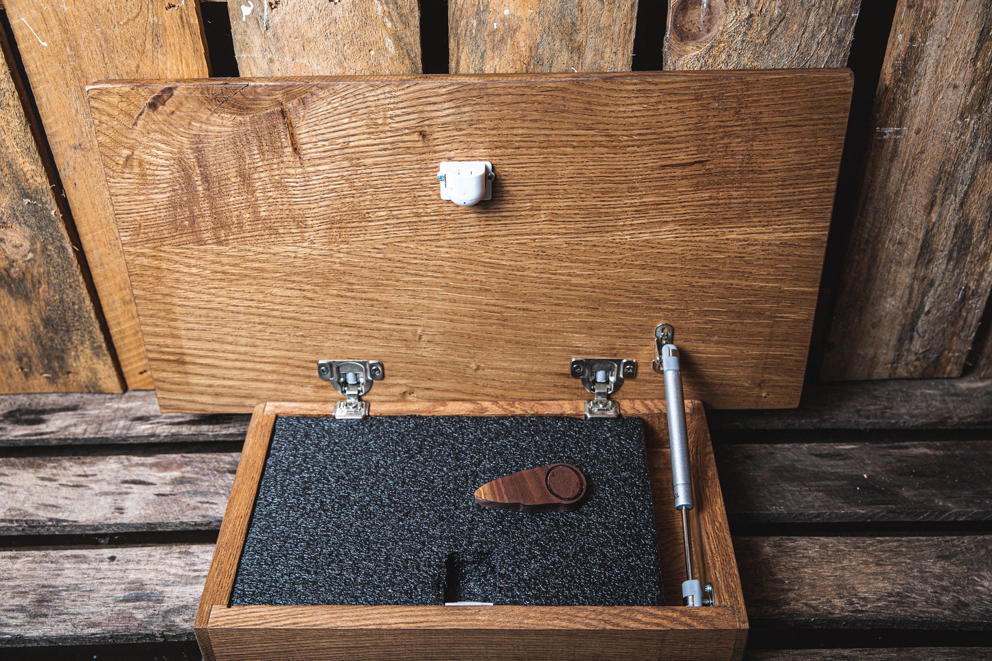 Wood American Flag Concealment Furniture, Hidden Gun Storage, Secret Compartment, Gun Cabinet, Pistol Case, Unique Handmade Gift