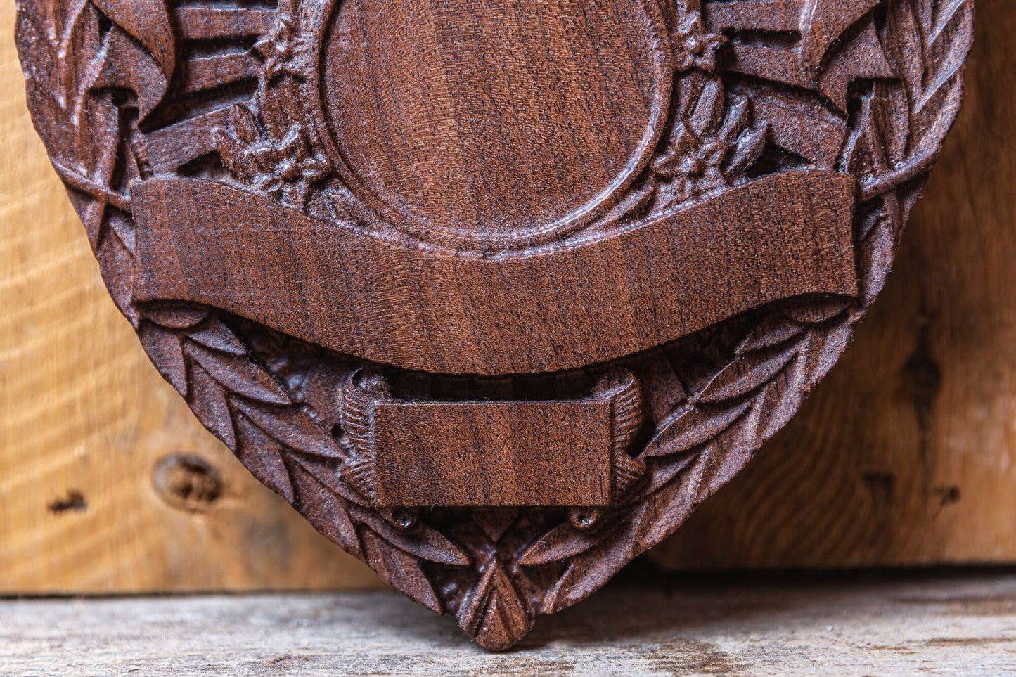 Personalized Police Retirement Gift - Custom Walnut Police Badge Plaque - NYPD - CPD - LAPD - Handmade Gift