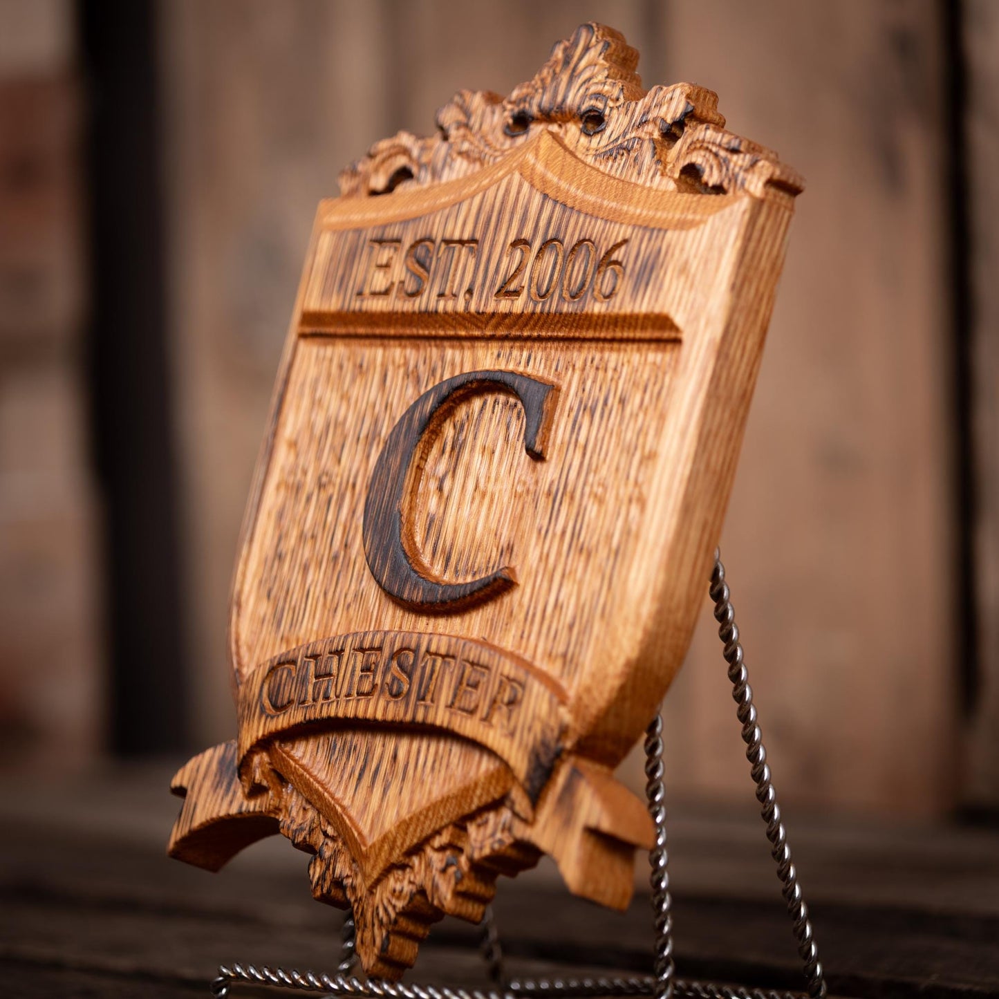 Personalized Wood Sign | Established Date Sign | Wedding Crest | Monogram | Unique Handmade Gift