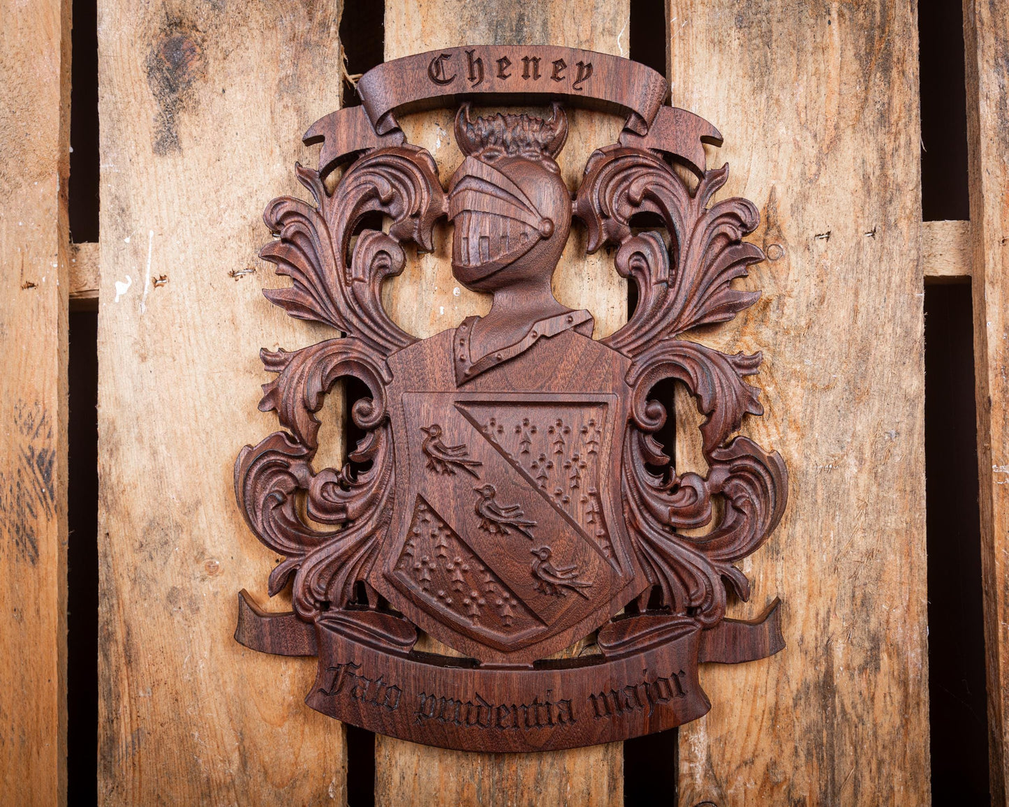 Personalized Family Crest | Unique 5 Year Anniversary Gift | Unique Handmade Gift | Custom Gift for Groom | Coat of Arms Wall Decor