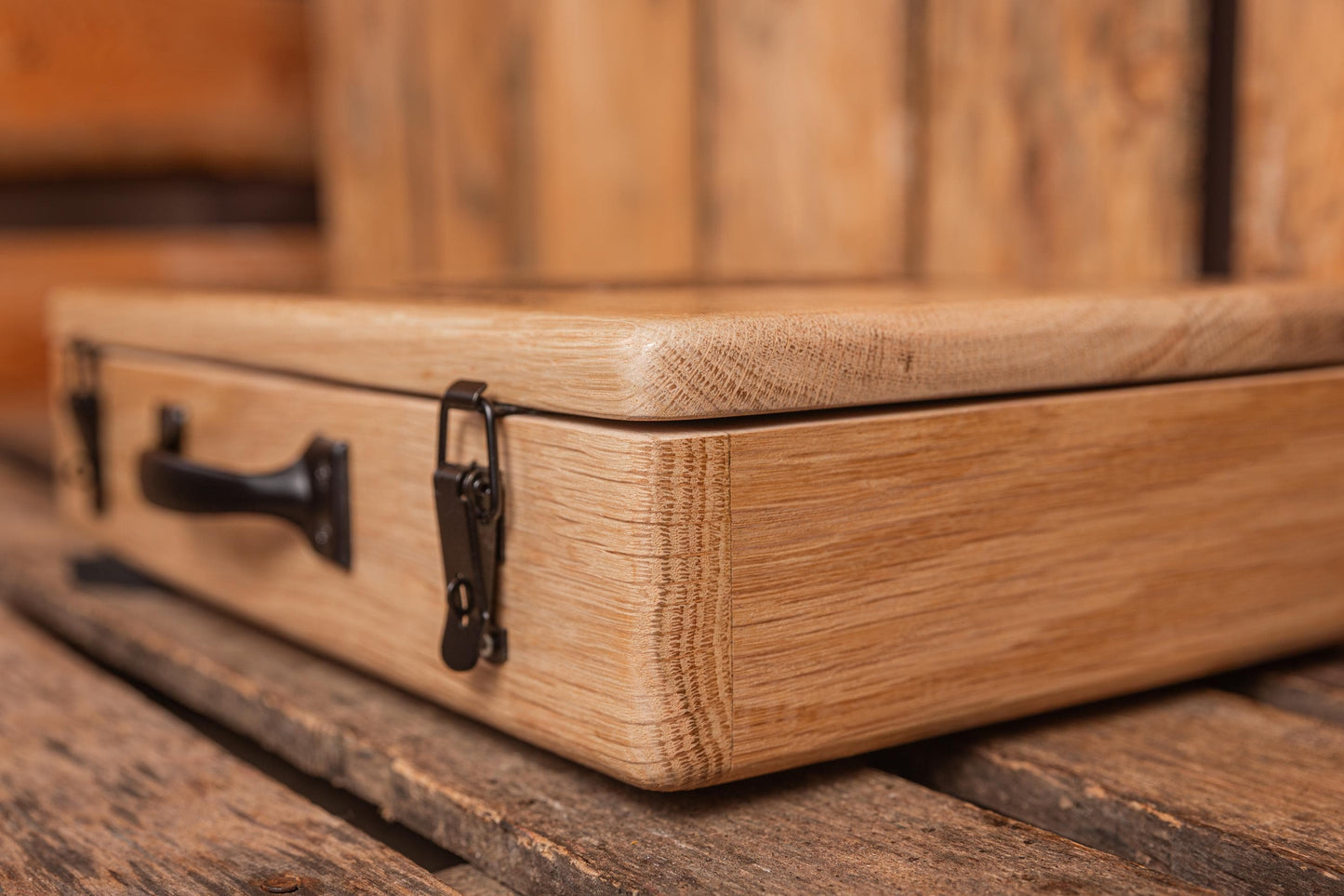 Personalized Gun Case with Latches, Handle and Foam Inserts, Unique Handmade Gift